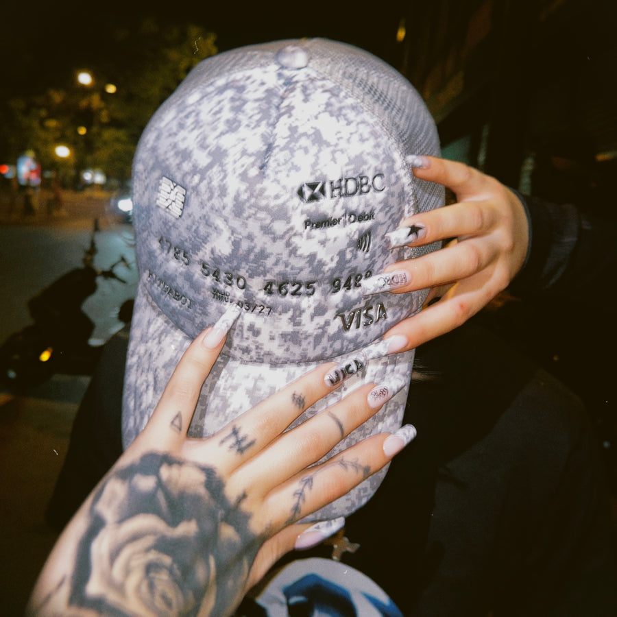 CAP HDBC CAMO GREY
